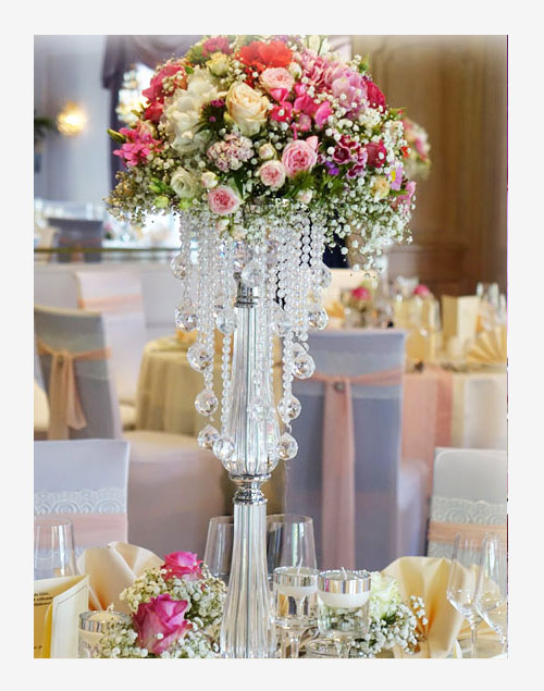 Hochzeitsdeko---puderrosa