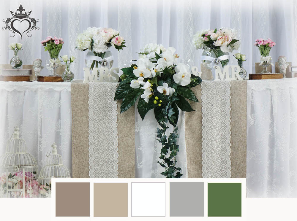 Hochzeitsdeko-Vintage-stil