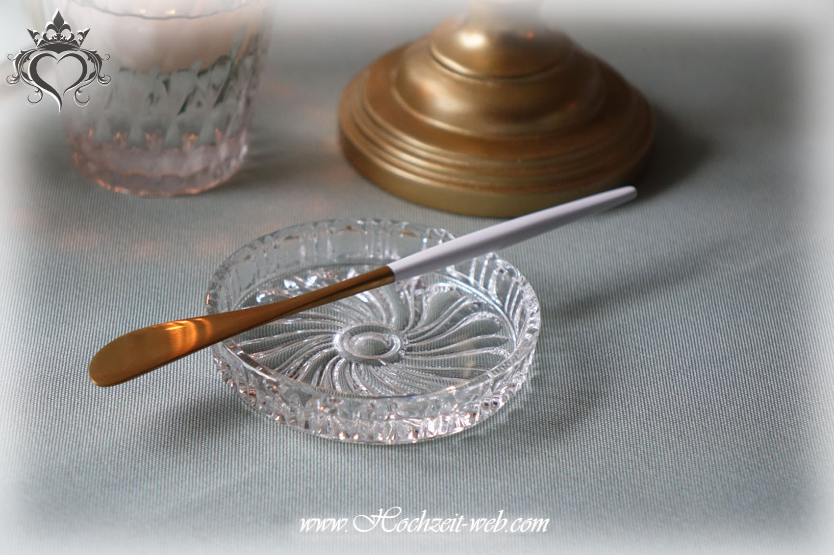 besteck gold-weiss buttermesser