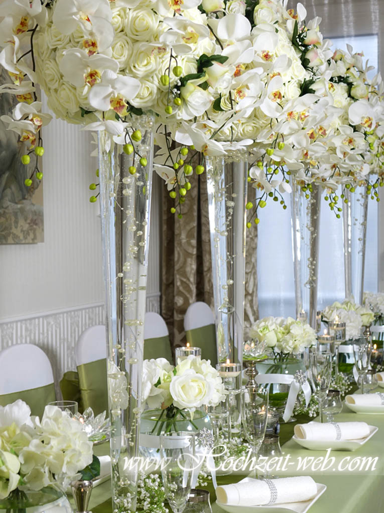 hochzeitsdekoration-deko-hochzeit-hellgruen- orchidee-vase